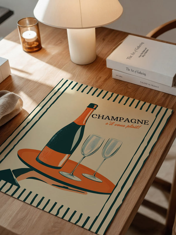 Champagner Retro Stil