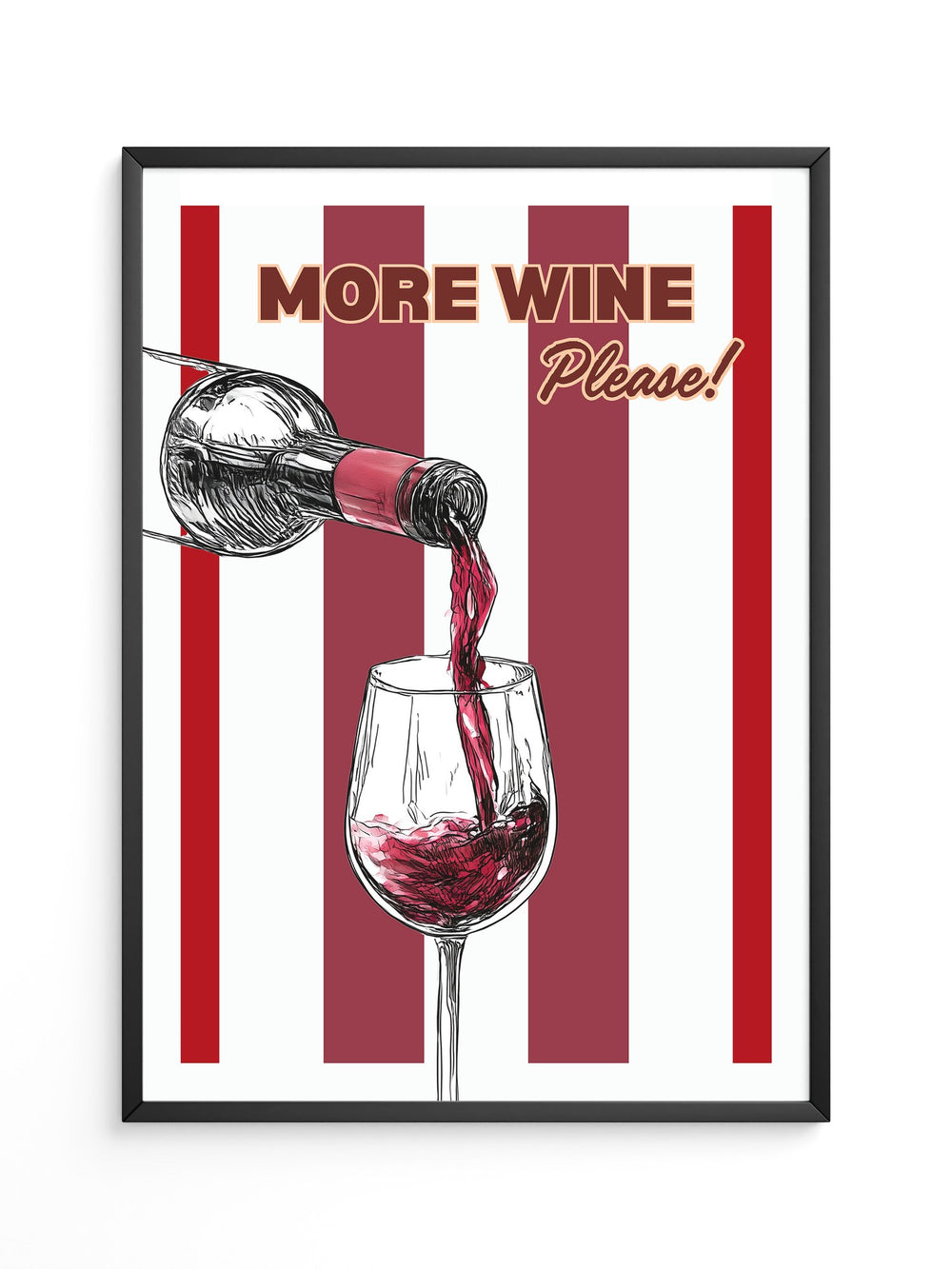 Weinglas Illustration Grafikrot