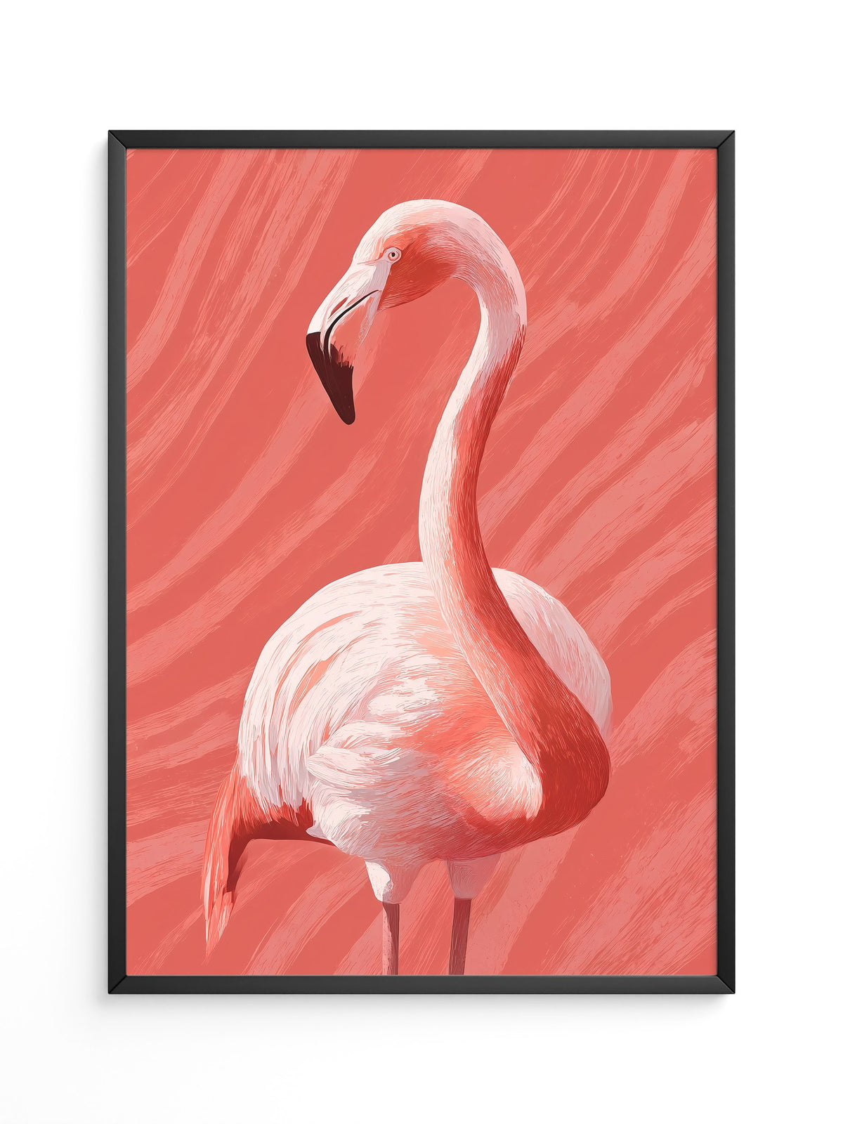 Flamingo Rot Illustration