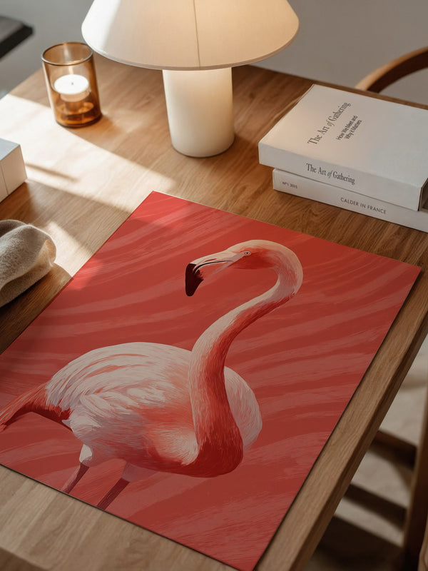 Flamingo Rot Illustration