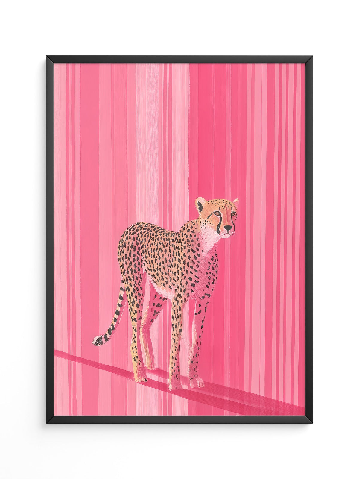 Gepard Pink Streifenmuster