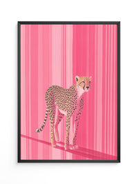 Gepard Pink Streifenmuster
