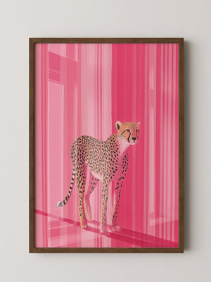 Gepard Pink Streifenmuster