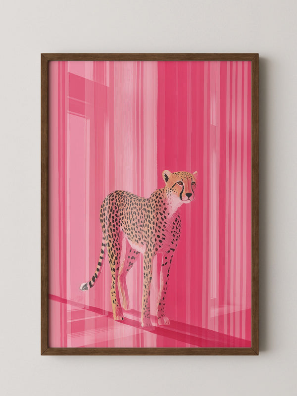 Gepard Pink Streifenmuster