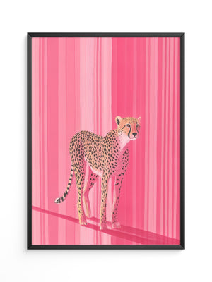 Gepard Pink Streifenmuster