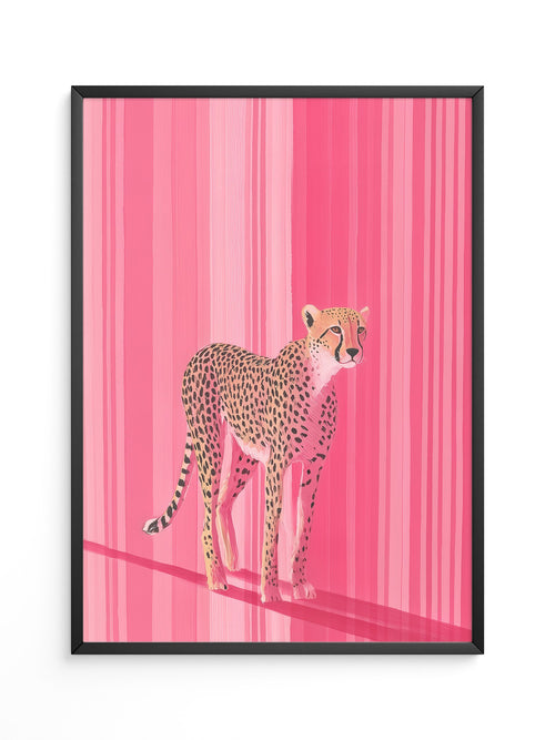 Gepard Pink Streifenmuster