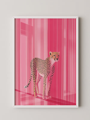 Gepard Pink Streifenmuster