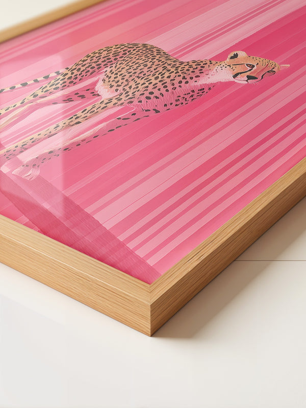 Gepard Pink Streifenmuster