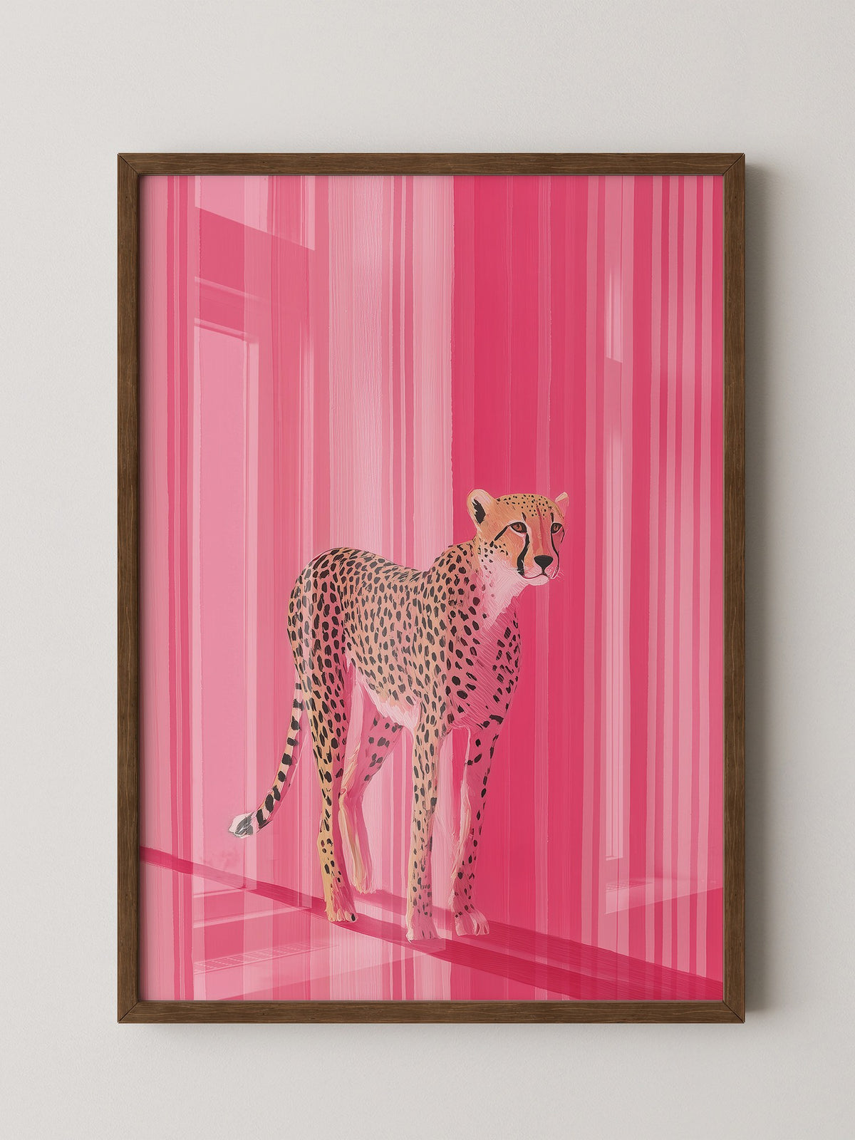 Gepard Pink Streifenmuster