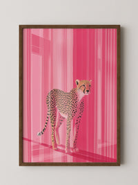 Gepard Pink Streifenmuster