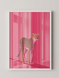 Gepard Pink Streifenmuster