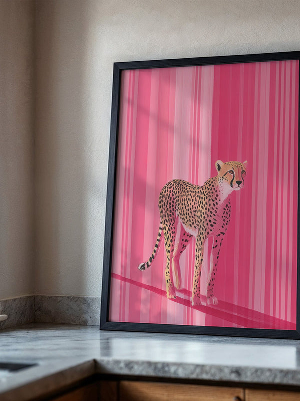 Gepard Pink Streifenmuster