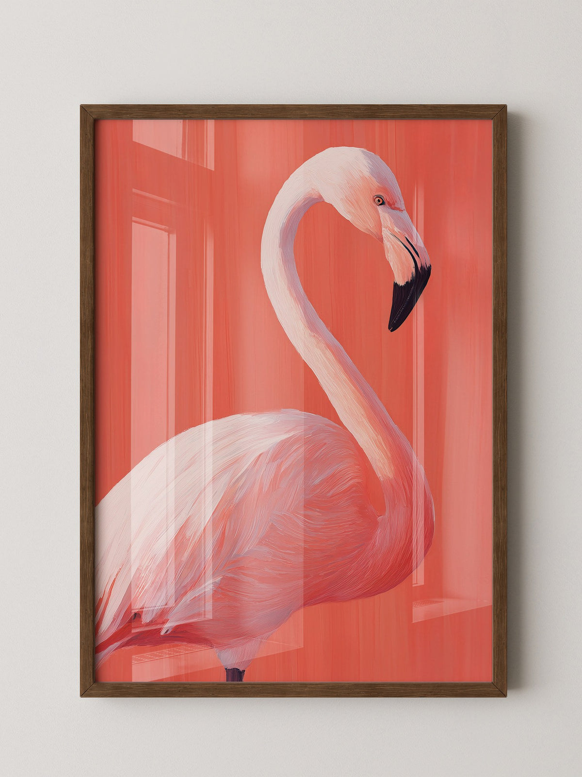 Flamingo Illustration rosa