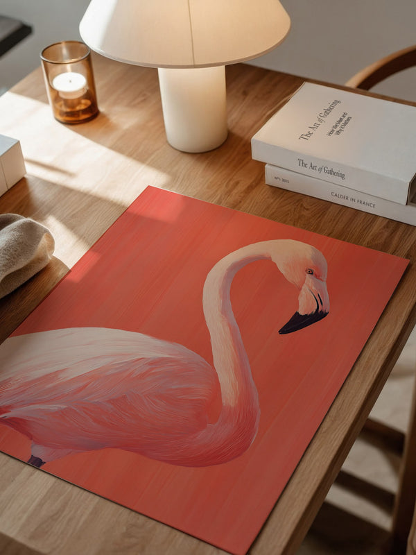 Flamingo Illustration rosa