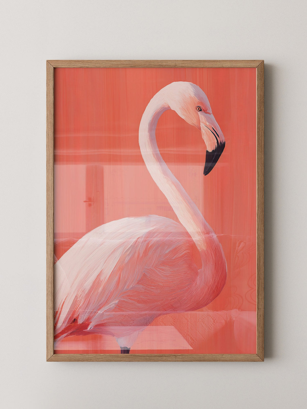 Flamingo Illustration rosa