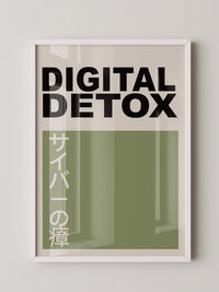 Digital Detox Grünblock