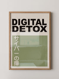 Digital Detox Grünblock