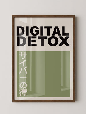 Digital Detox Grünblock