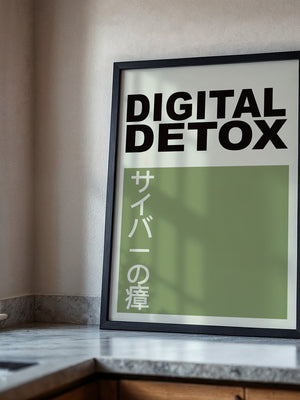 Digital Detox Grünblock