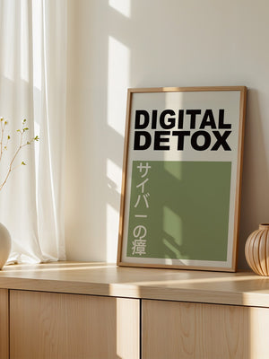 Digital Detox Grünblock