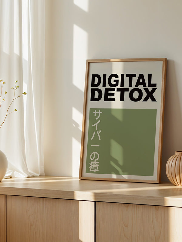 Digital Detox Grünblock