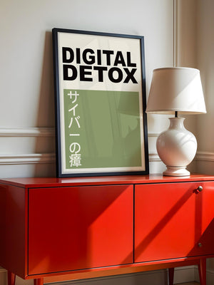 Digital Detox Grünblock