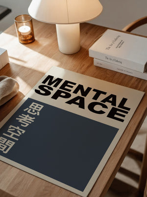 Mental Raum Minimalistisch Retro