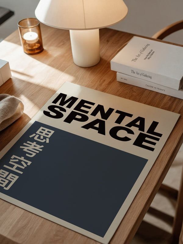 Mental Raum Minimalistisch Retro