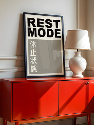 REST MODE minimalistisch
