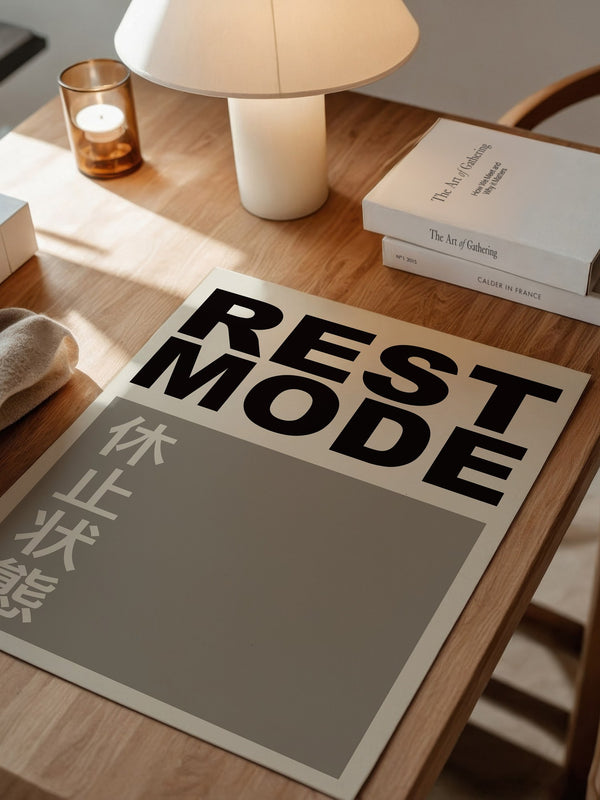 REST MODE minimalistisch