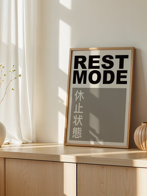 REST MODE minimalistisch