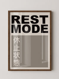 REST MODE minimalistisch