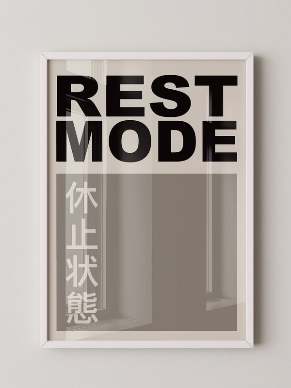REST MODE minimalistisch