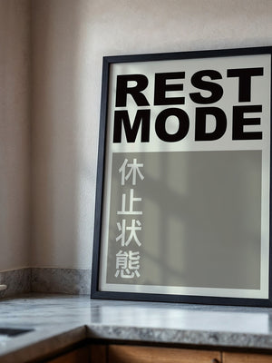 REST MODE minimalistisch