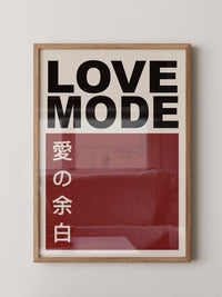 LOVE MODE Minimalistisch Retro