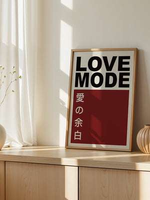 LOVE MODE Minimalistisch Retro
