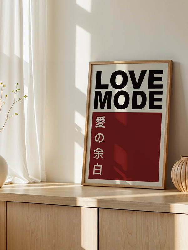 LOVE MODE Minimalistisch Retro