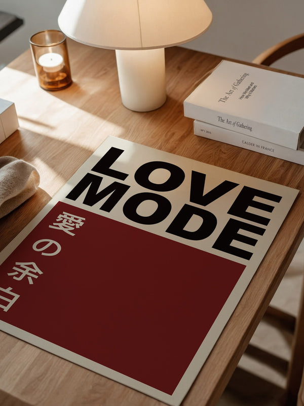LOVE MODE Minimalistisch Retro