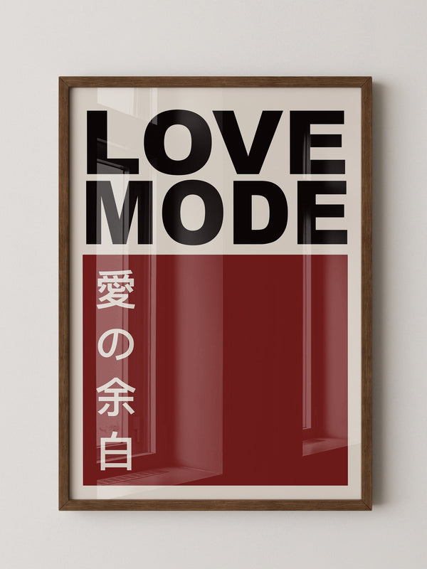 LOVE MODE Minimalistisch Retro