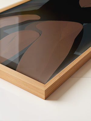 Elegante Silhouette Rote Nägel