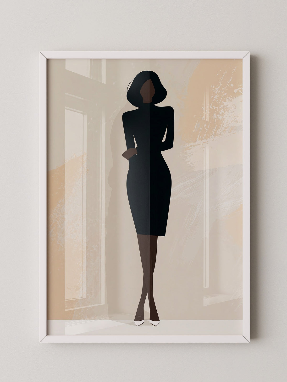 Elegante Silhouette Minimalistisch