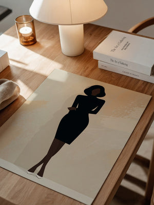 Elegante Silhouette Minimalistisch