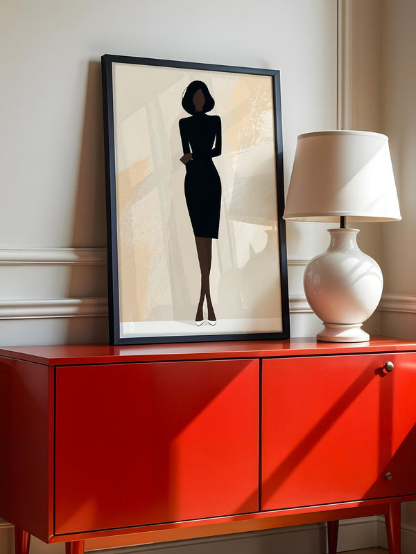 Elegante Silhouette Minimalistisch