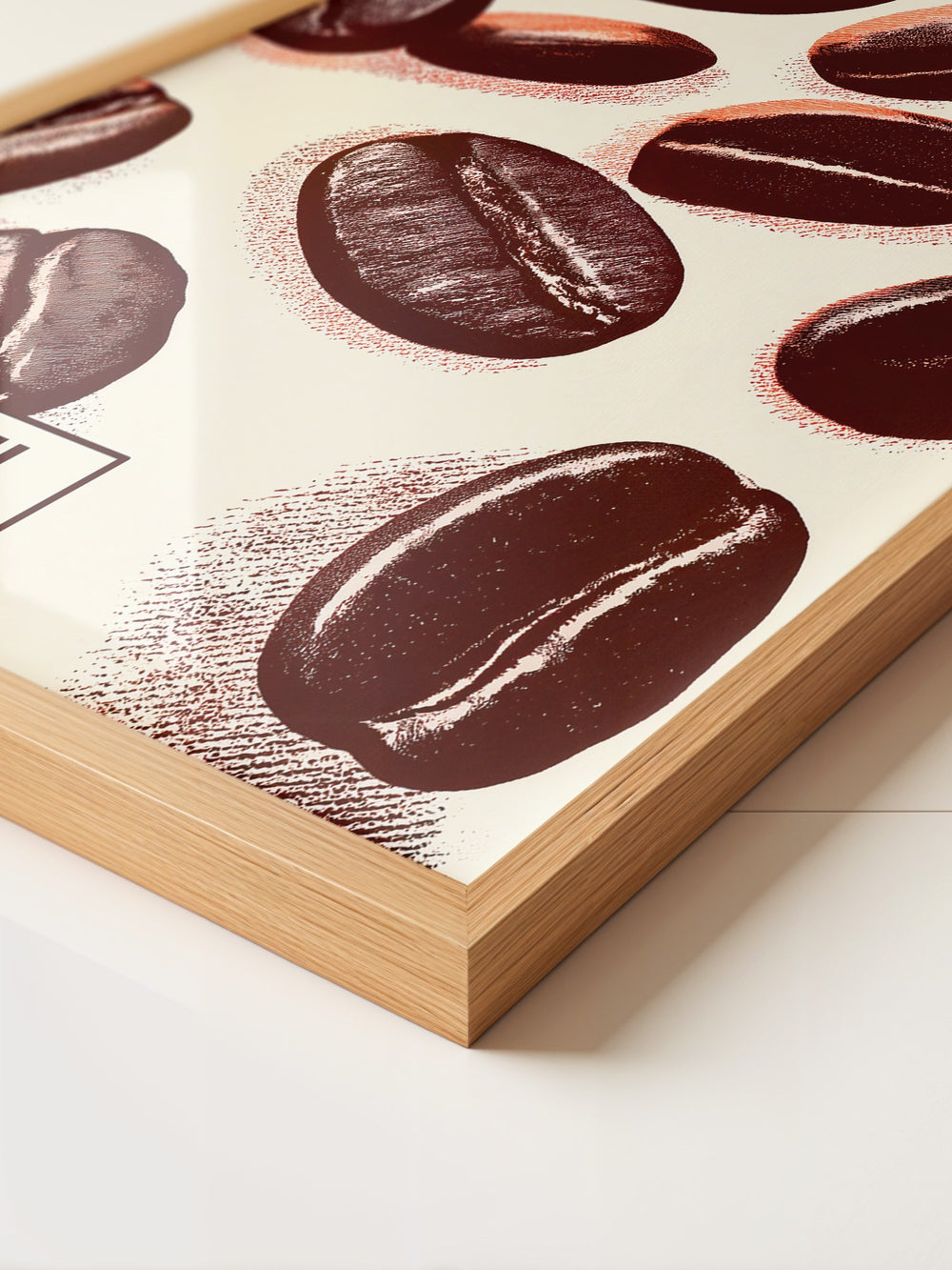 Kaffeebohnen Vintage Illustration