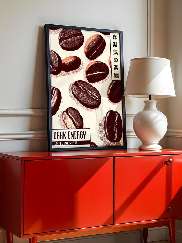 Kaffeebohnen Vintage Illustration