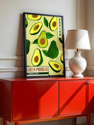 Avocado Illustrativ Retrodesign