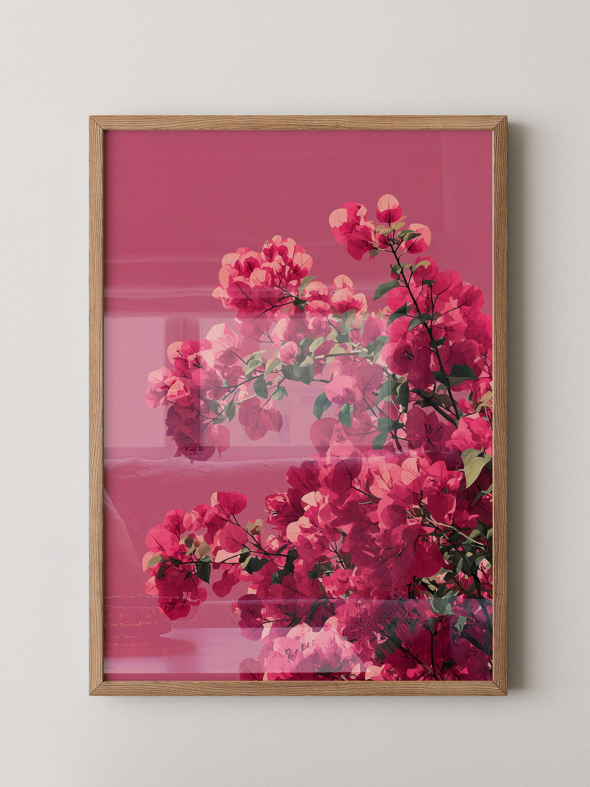 Bougainvillea Rosa Grafik