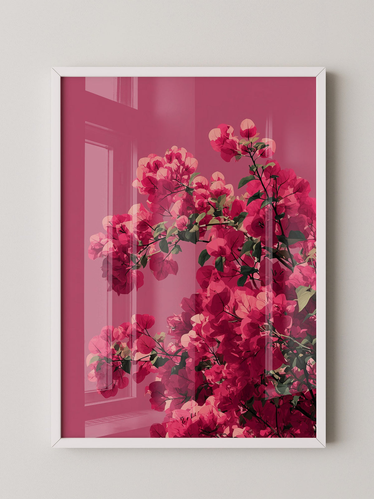 Bougainvillea Rosa Grafik