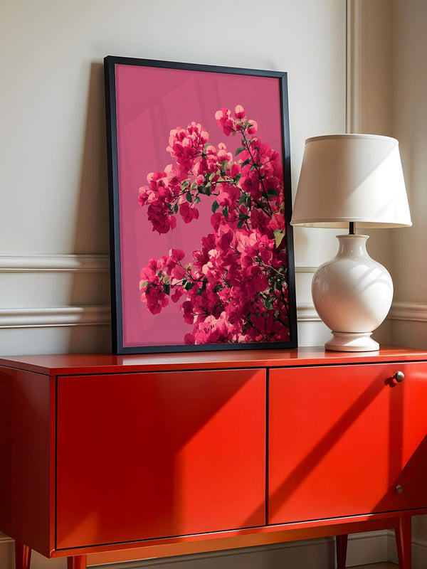 Bougainvillea Rosa Grafik