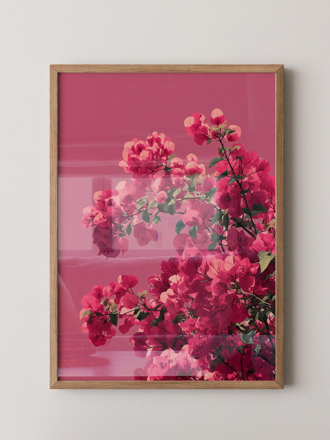 Bougainvillea Rosa Grafik